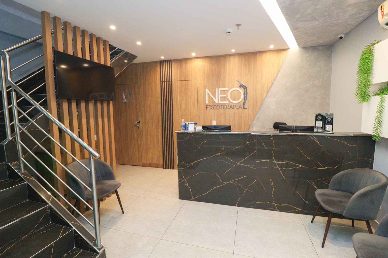 Recepção da Neo Fisioterapia e Pilates